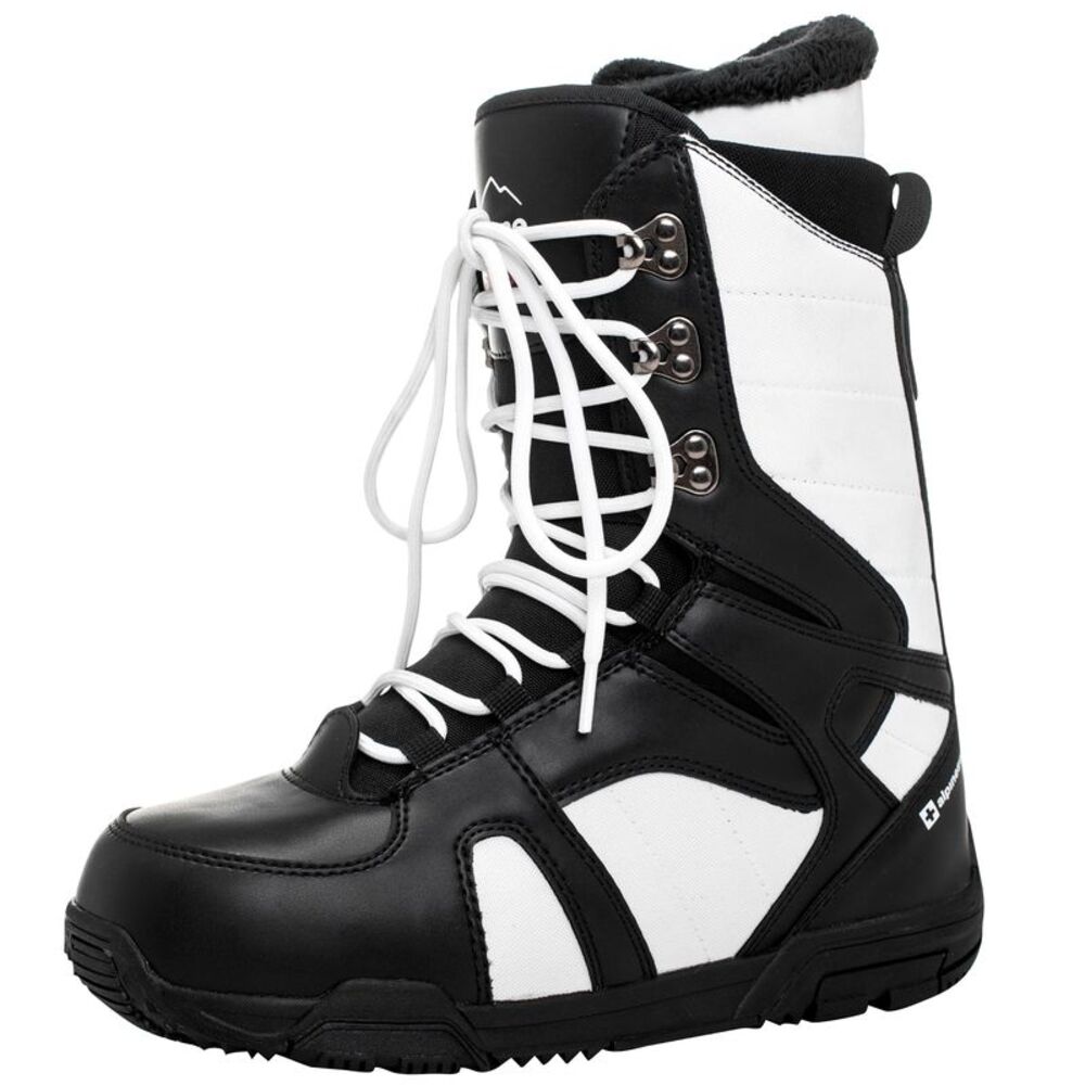 Alpine Swiss Men's Snowboard Boots | Waterproof, Custom-Fit Liner, Medium Flex